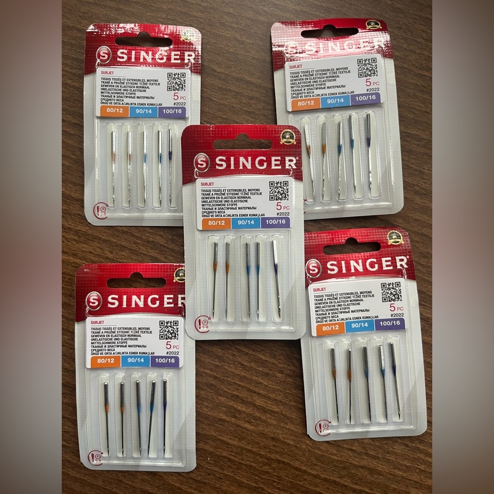 Singer Sewing Machine Needles Pack
